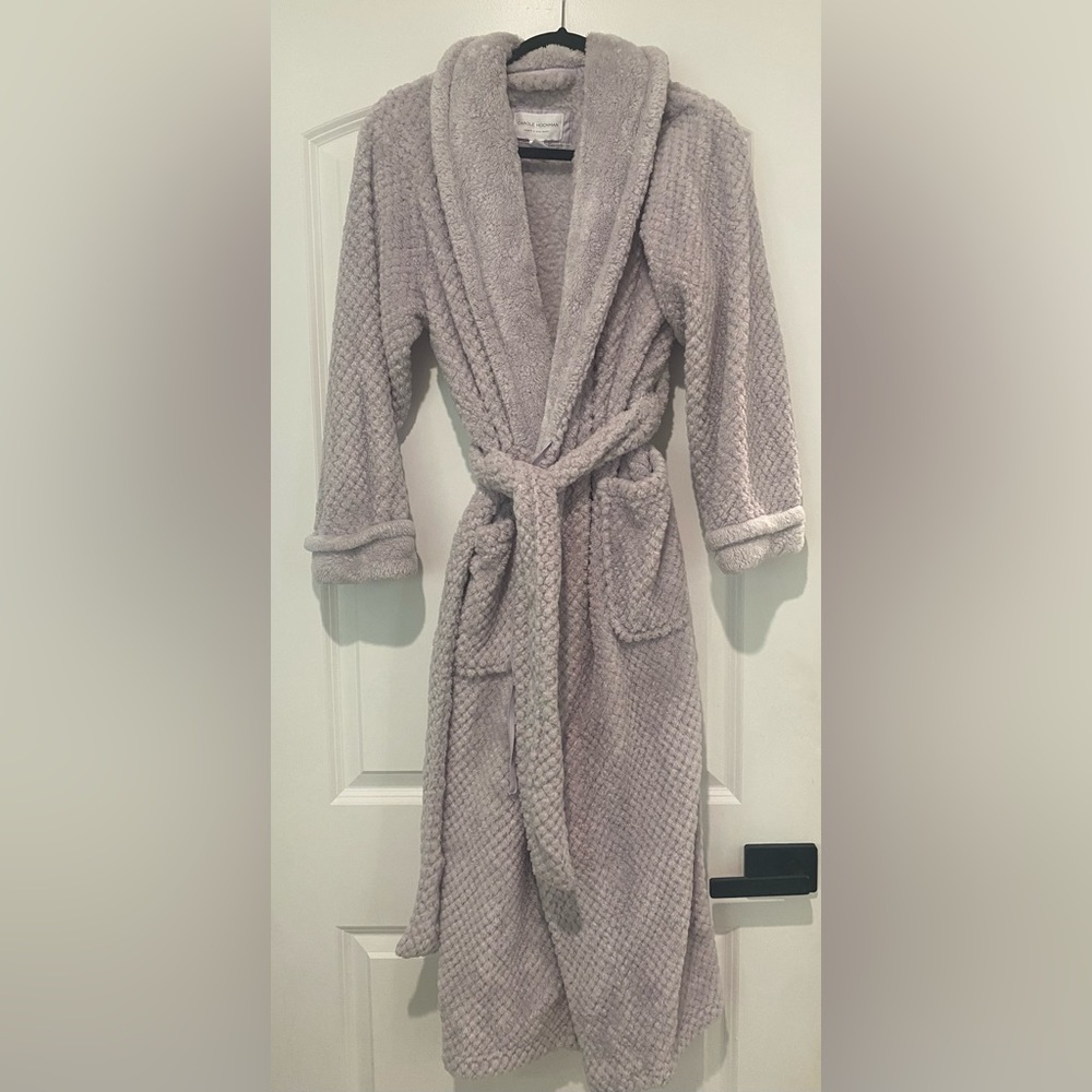 Women’s Carole Hochman Lilac Plush Robe, Size Small